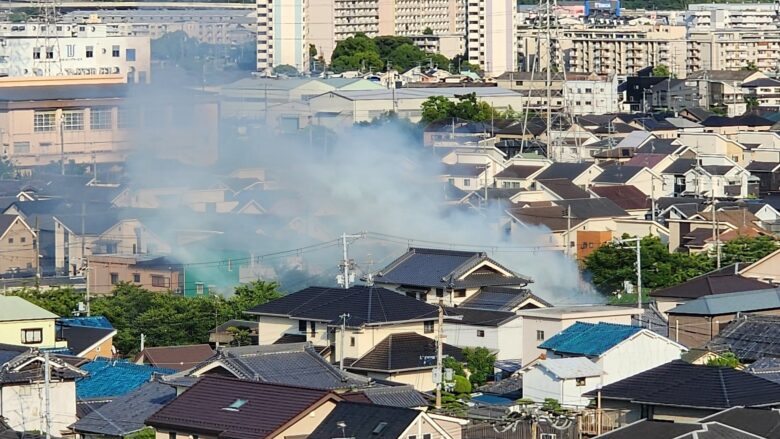 大阪　堺　火事